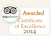TripAdvisor Award 2014